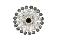 Load image into Gallery viewer, Calendula Silver Crystal Brooch