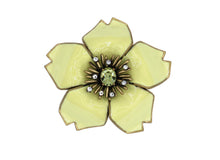 Load image into Gallery viewer, Plum Blossom Yellow Brooch