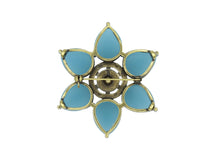 Load image into Gallery viewer, Back View Daffodil Brooch