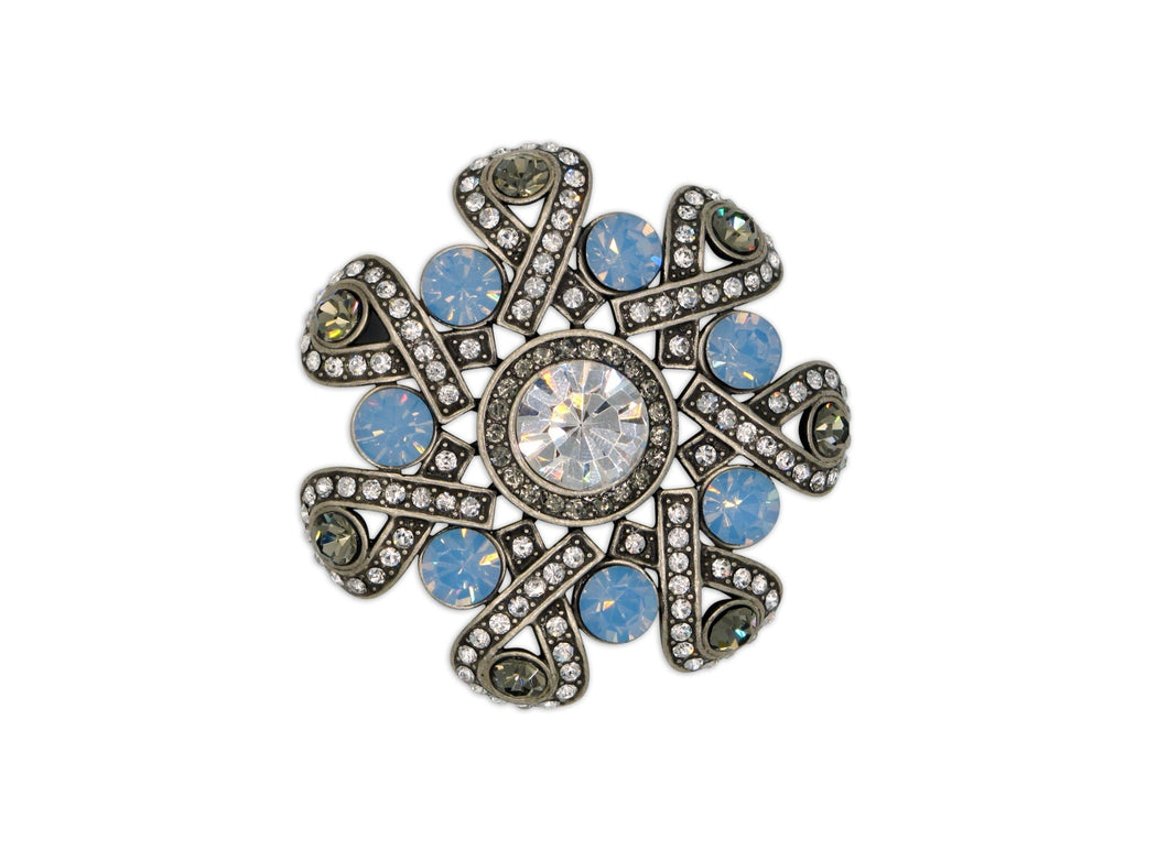 Buttercup Opal Crystal Brooch