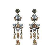 Load image into Gallery viewer, Chandelier Drop Champagne Earrings
