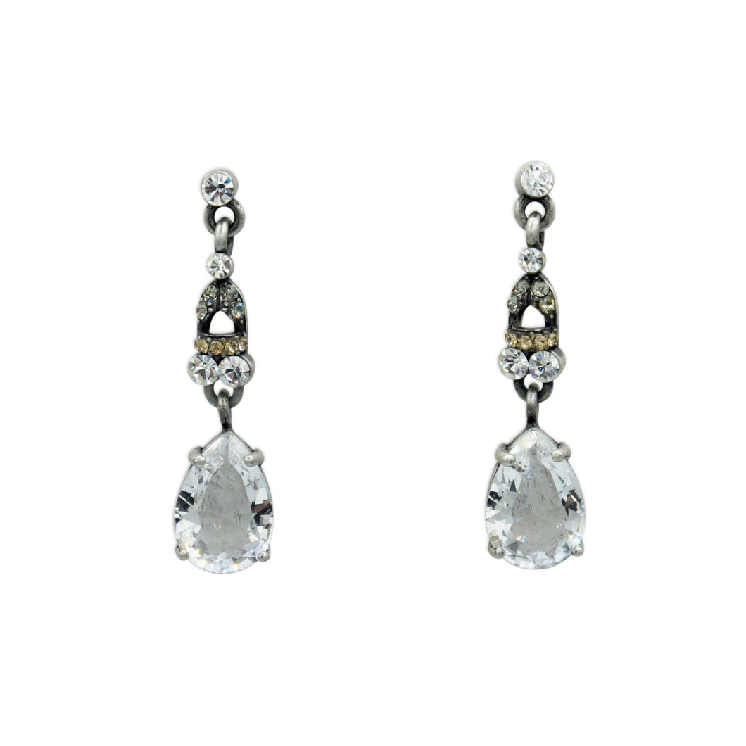 Vintage Drop Champagne Earrings